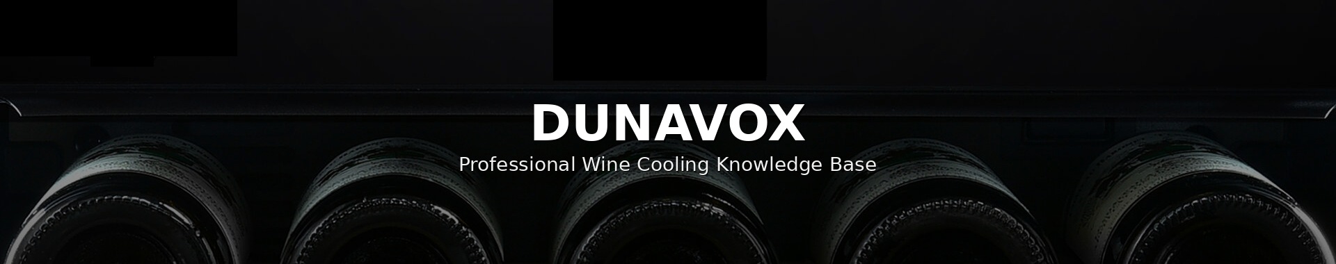 Dunavox professional wine cooling solutions — built-in and fully integrated wine coolers